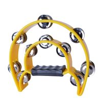 PANDERO M/LUNA AMARILLA DOBLE SCORPION