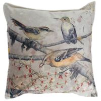 FUNDA COJÍN VELVET MIX RAYADITO 45X45