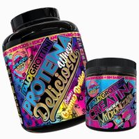 PROTEINA WHEY DELICIOSA 5 LB CREME BRULEE + CREATINA 400GR SIN SABOR