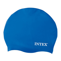 Gorro de Natación Silicona Intex Silicone Swim Cap Azul