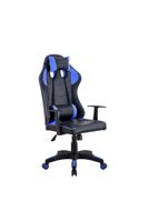 Silla Gamer Egonómica con Reposa Cabezas Azul
