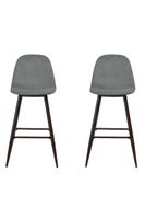 Pack 2 Pisos de Bar con Patas de Metal Gris