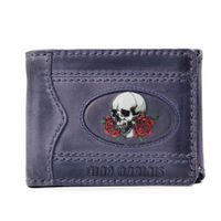 Billetera  Coco 991.2 Calavera Azul Gino Rodinis