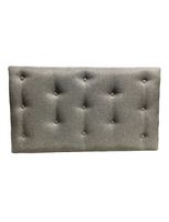 Respaldo 1.5 plazas Gris Lino Muebles Rimar