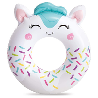 Flotador Inflable Redondo Gatito 76 Cm Cute Animal