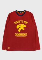 Polera teens niño m/ larga varsity 501