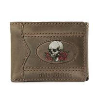 Billetera  Coco 991.2 Calavera Verde Gino Rodinis