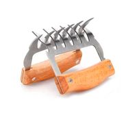 X2 Garras De Oso Acero Inoxidable Para Asados