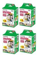PACK X4 PELÍCULA FUJIFILM INSTAX MINI (80 UN)