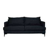 Sofá Aldara Chenille Tipo Lino Grafito 2C