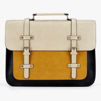 Ecosusi Mochila y Maletín Vintage Sombre para Notebook 15,6"" - Negro