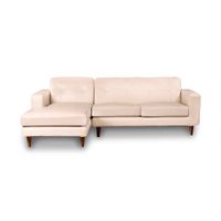 SOFA CHAISELONG IZQ SALERNO PU BEIGE