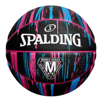 Balón Basketball Marble Series Tamaño 6 Negro Rosa