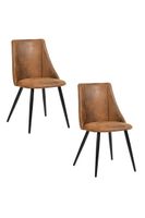 Pack 2 Sillas Comedor Moravia Café