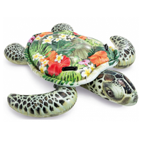Flotador Inflable Tortuga Realista 191x170 Cm