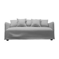 Sofá Dua Chenille Gris 3C