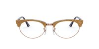 Lentes Ópticos Ray-Ban RX3946V Clubmaster Oval Crema Unisex