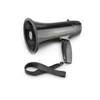 MEGAFONO NEGRO 10W C/SIRENA BESTAMERICA