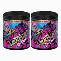 2 Creatinas Monohidrato Doblemente Micronizadas 80 SV c/u -Sin sabor