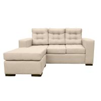 Seccional Antu Felpa Beige  3 Cuerpos