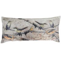 FUNDA COJÍN VELVET MIX RAYADITO XL