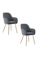 Pack 2 Sillas de Comedor Sitial Alessandro Gris