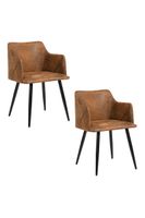 Pack 2 Sillas de Comedor Elena Café