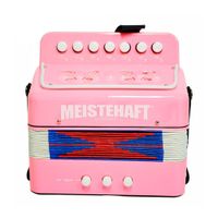 ACORDEON NIÑO 7 NOTAS 2BAJOS ROSADO  MEISTEHAFT