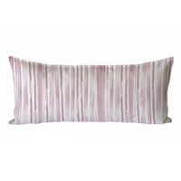 FUNDA COJÍN ALGODÓN TRAMA LINEAL PALO DE ROSA XL