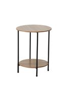 Mesa Lateral Redonda Noruega Industrial Café