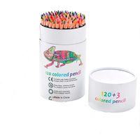 Set 120 Lapices Colores Profesional Dibujo Caja Cilindrica