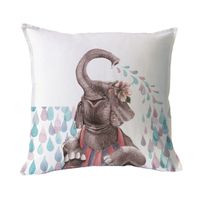 FUNDA COJÍN ALGODÓN ELEFANTA 45X45