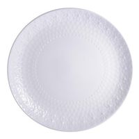 Plato Decorativo Glasgow Blanco Grande