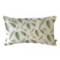 FUNDA COJÍN ALGODÓN PRIMAVERA VERDE  50X30