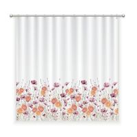 CORTINA DE BAÑO ALGODÓN RANÚNCULOS