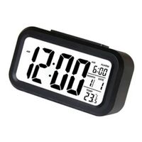 Reloj Despertador Pantalla Led Feha Temperatura Alarma