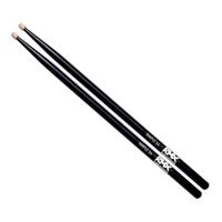 BAQUETA 5A NEGRA CON PUNTA MADERA MAPLE RMX