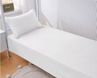 Sábana 1 Plaza 144 hilos color Blanco