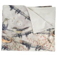 PIECERA VELVET MIX RAYADITO 220 X 90