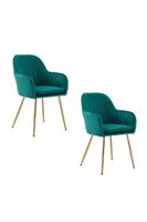 Pack 2 Sillas de Comedor Sitial Alessandro Verde