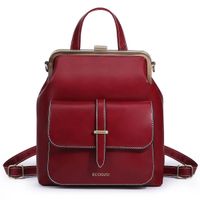 Ecosusi Mochila & bolso casual SHORTY - burdeo