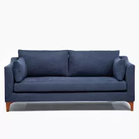 Sofá Grecia 3 Cuerpos Azul Acero