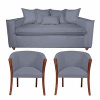 Living 311 amadeo + 2 Sitiales gris