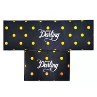 Set 2 Alfombra para cocina diseño Punto Dorado