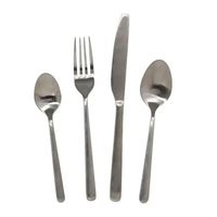 Juego De Cubiertos 16 Piezas Acero Inoxidable