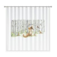 CORTINA DE BAÑO ALGODÓN ZORRITO