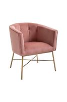 Poltrona Sitial Terciopelo Navona Rosa