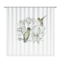 CORTINA BAÑO ALGODÓN ENCANTO PICAFLORES