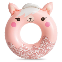 Flotador Inflable Redondo Llama 76 Cm Cute Animal