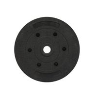 Disco de Cemento 5 Kg para Barra PVC Negro